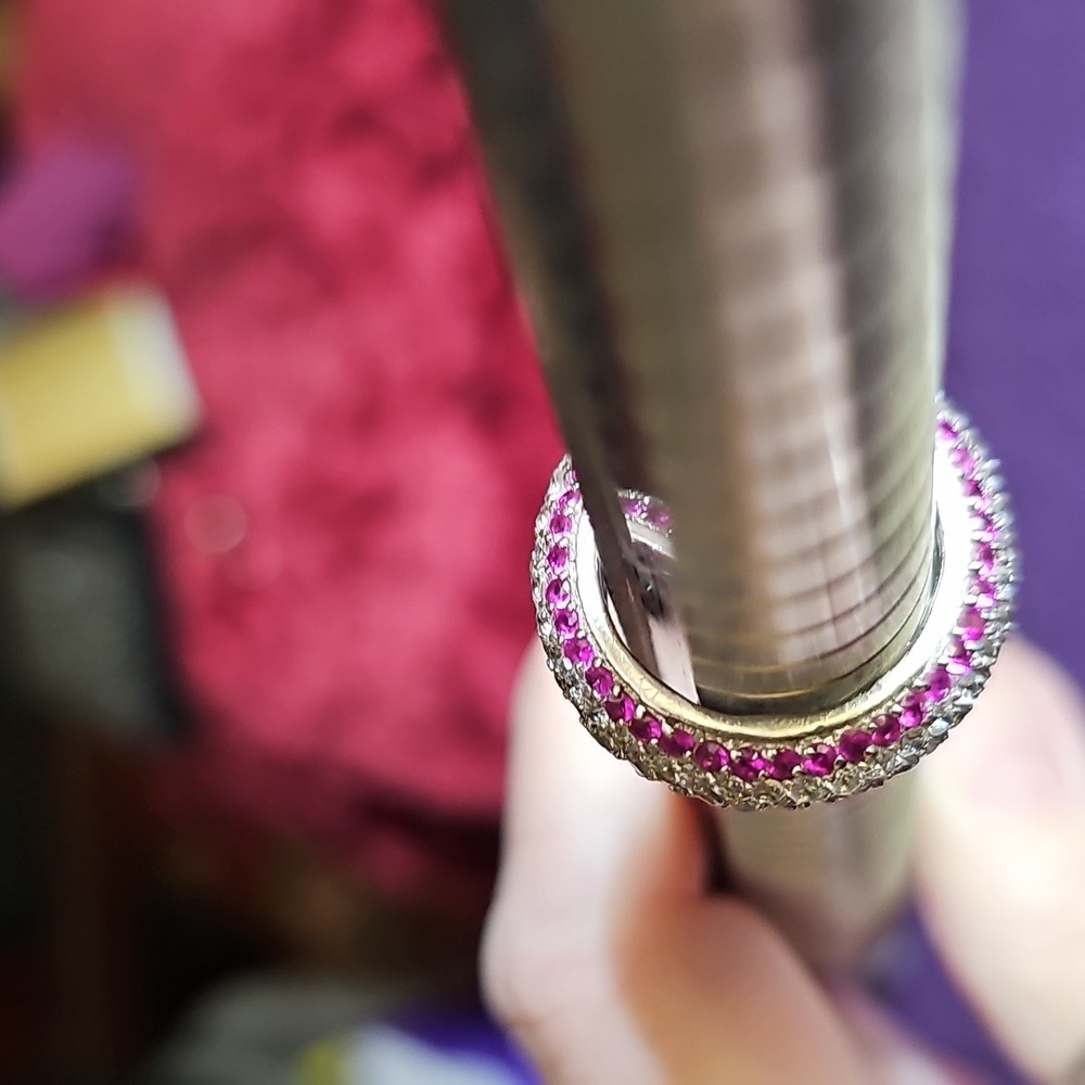 Victoria Wieck Eternity Ring Size 7 - Picture 6 of 6